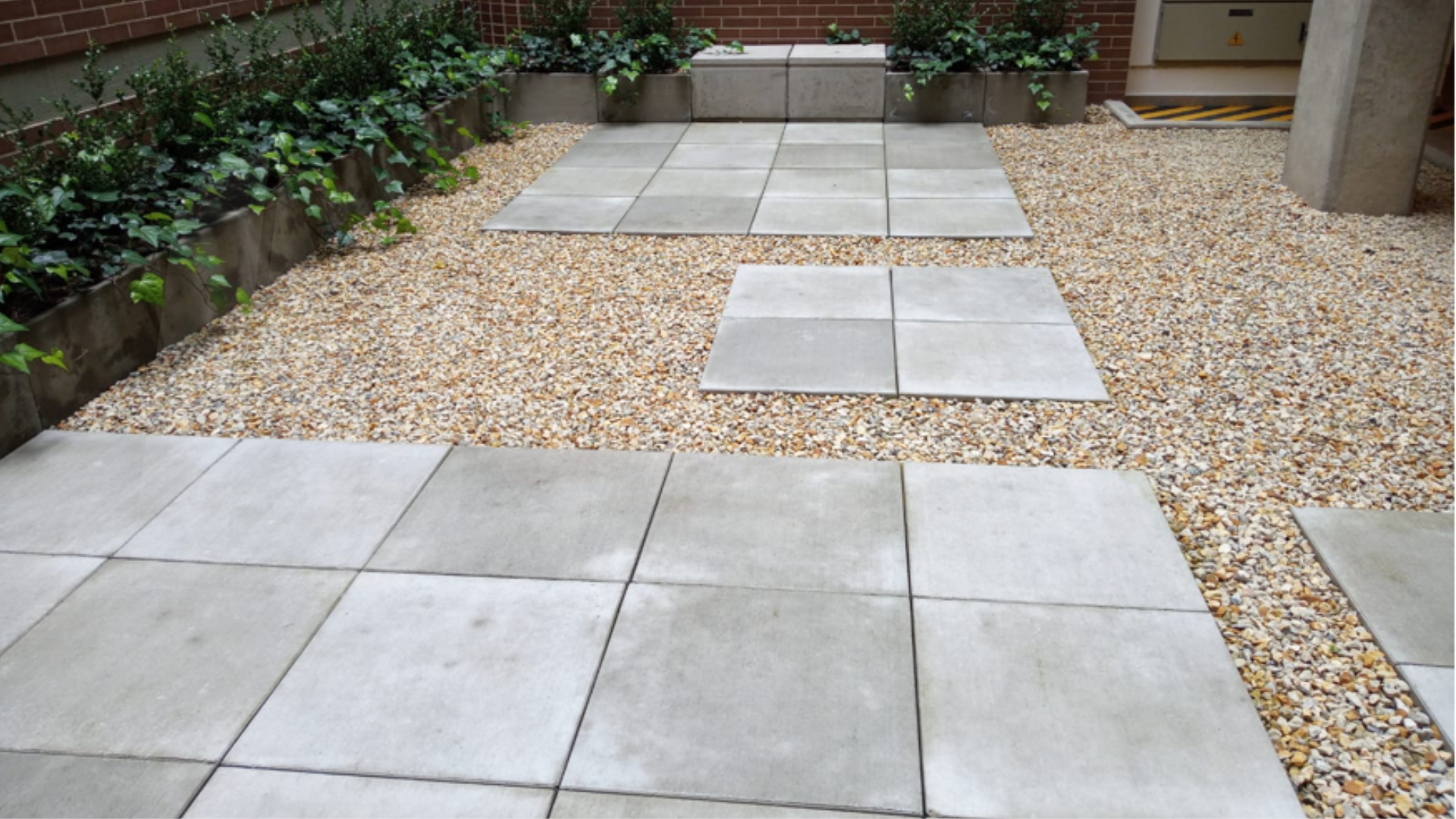 Detalle de concreto arquitectónico