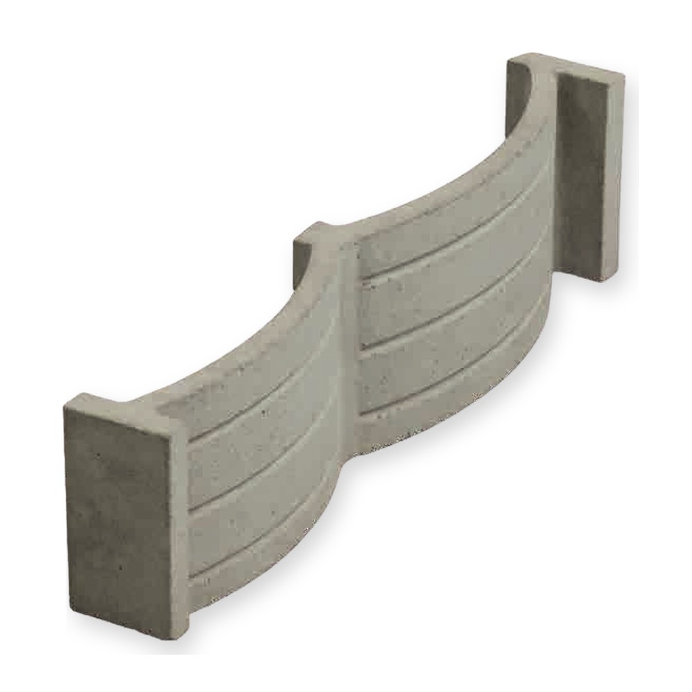 Bloque Cóncavo en Concreto para Fachada BC-120 – MAEW